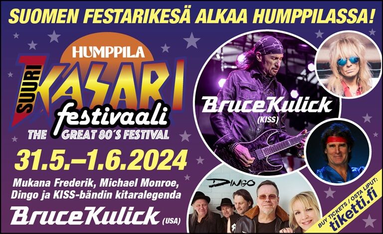 Suuri Kasarifestivaali - The Great 80's Festival Biljetter