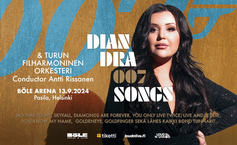 Diandra - 007 Songs & Turun filharmoninen orkesteri Tickets