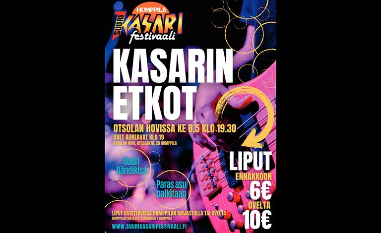 KASARIN ETKOT - Kasaribileet Tickets