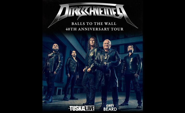 Dirkschneider (GER) - Balls to the wall - 40th Anniversary Tour Liput