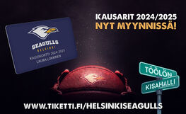 Helsinki Seagulls kausikortit 2024-2025