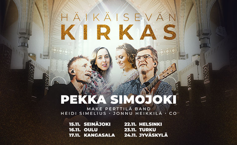 Pekka Simojoki: Häikäisevän kirkas -kiertue Liput