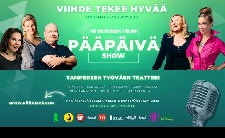 PÄÄpäivä -hyväntekeväisyysilta Liput