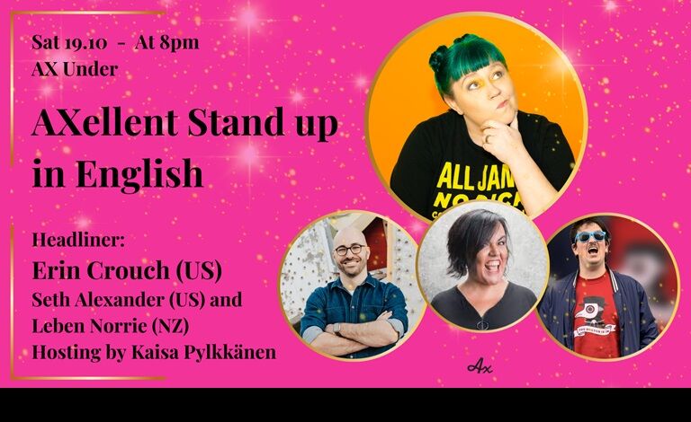AXellent Stand Up in English Biljetter