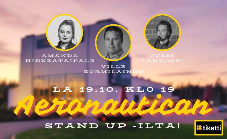 Aeronautican stand up -ilta! Liput