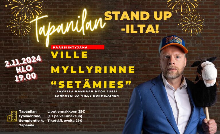 Tapanilan stand up -ilta! Biljetter
