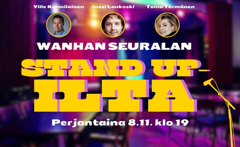 Wanhan Seuralan stand up -ilta Liput