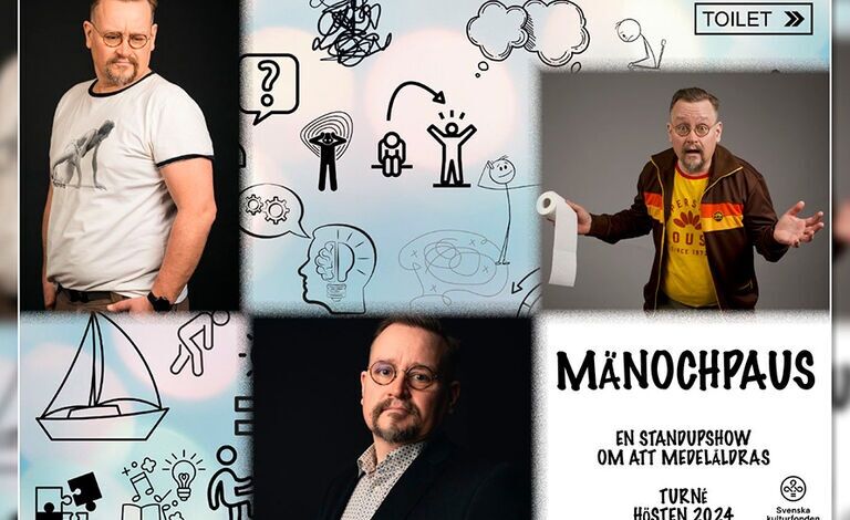 Fredi Lilius: MÄNOCHPAUS - En standup show om att medelåldras Liput