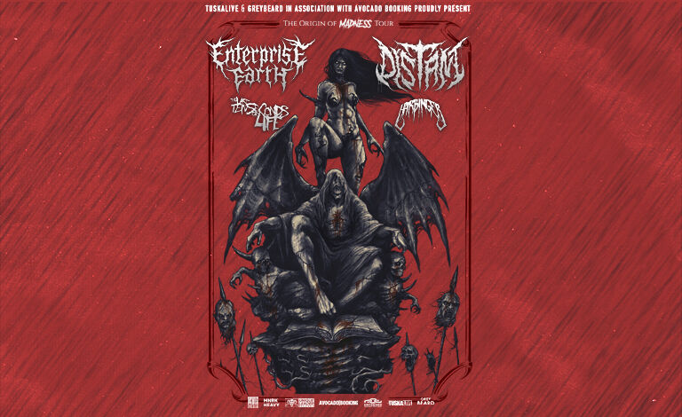 DISTANT & ENTERPRISE EARTH “The Origin Of Madness” Tour Liput