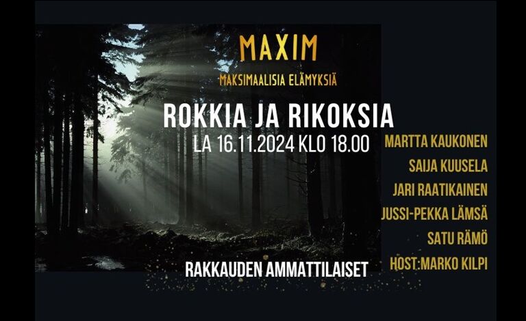 Rokkia ja Rikoksia 2024 Liput