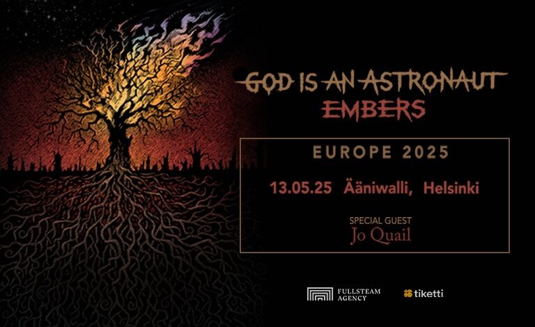 God Is an Astronaut - Embers EU Tour 2025 - Special Guest: Jo Quail Liput