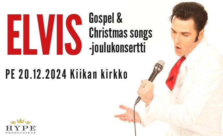 ELVIS Gospel & Christmas songs -joulukonsertti Liput