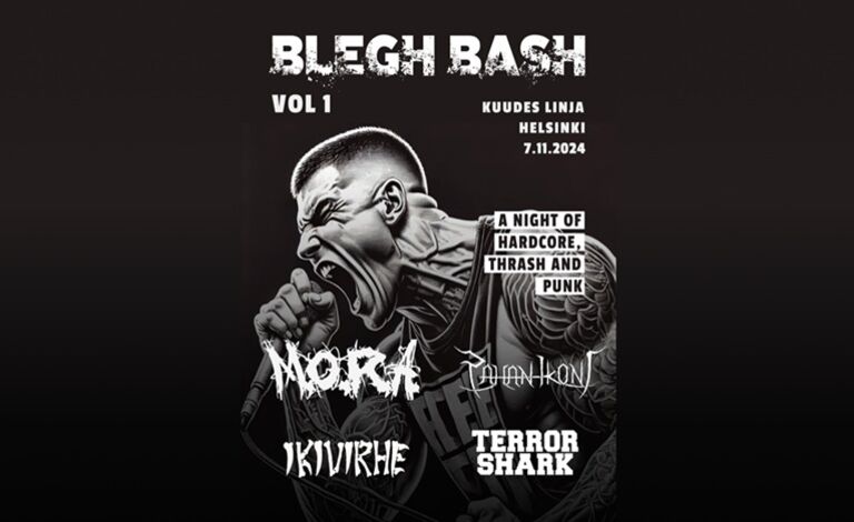 Blegh Bash: M.O.R.A., Pahan Ikoni, Ikivirhe & Terror Shark Liput
