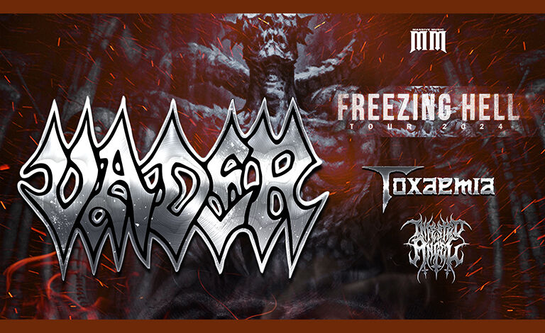 VADER (POL): Freezing Hell Tour 2024; supports: Toxaemia (SWE), Infested Angel (GBR) Liput