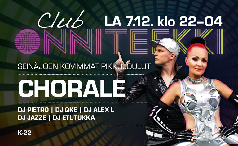 Club Onniteekin pikkujoulut Biljetter
