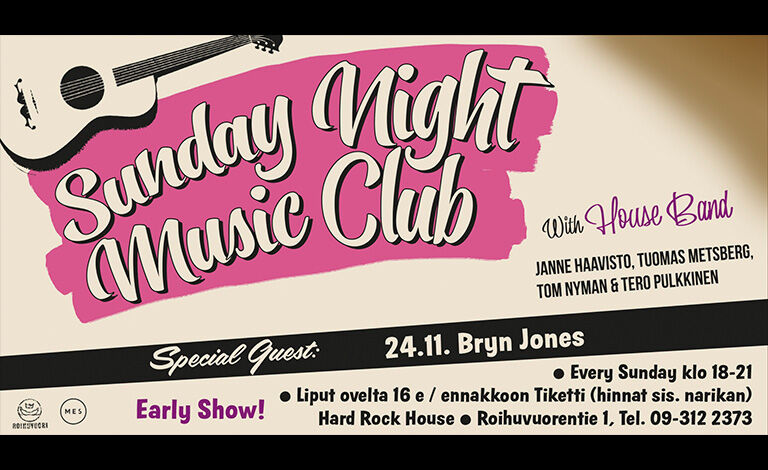Sunday Night Music Club: Bryn Jones Liput