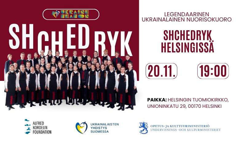 Shchedryk-kuoron konsertti Liput
