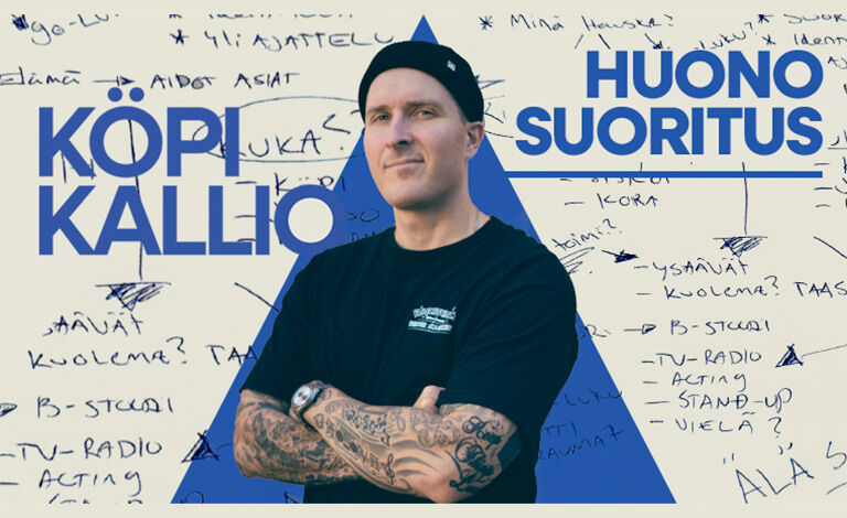 Köpi Kallio: Huono Suoritus, stand up -esitys Liput