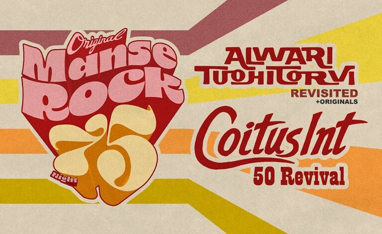 Original Manserock -75 Night: Alwari Tuohitorvi Revisited, Coitus Int 50 Revival Liput