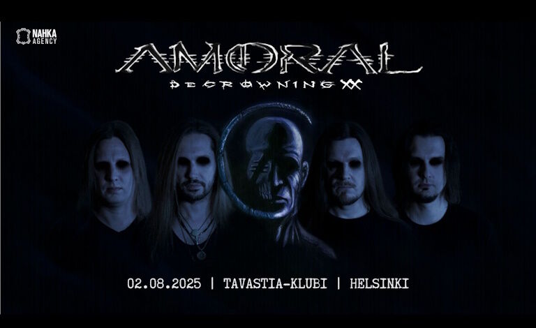 AMORAL – Decrowning 20th Anniversary, Shade Empire, Verenian Liput