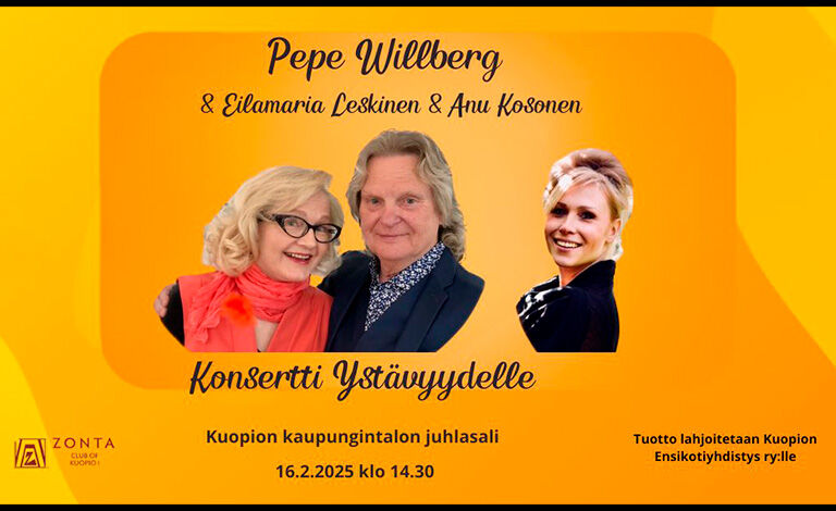 Konsertti Ystävyydelle Liput