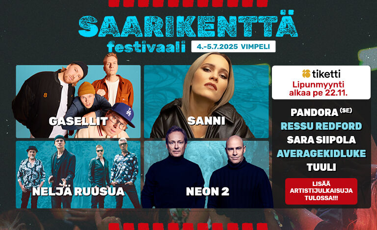 Saarikenttä Festivaali 2025 Tickets