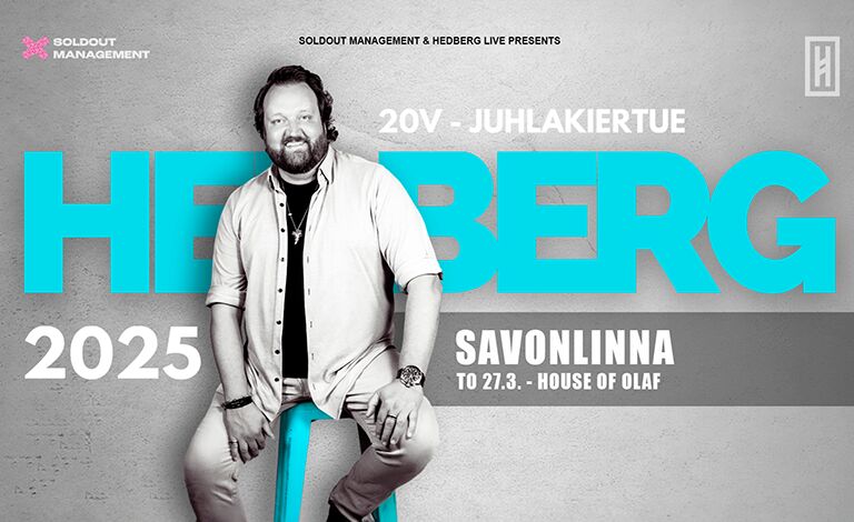 Sami Hedberg - 20v. -juhlakiertue (klo 18:00) Liput