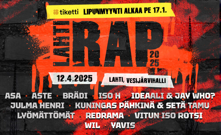 Lahti RAP 2025 Tickets