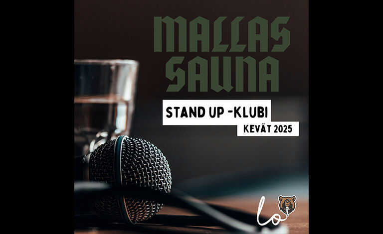 Mallassaunan stand up – Kevät 2025 Liput