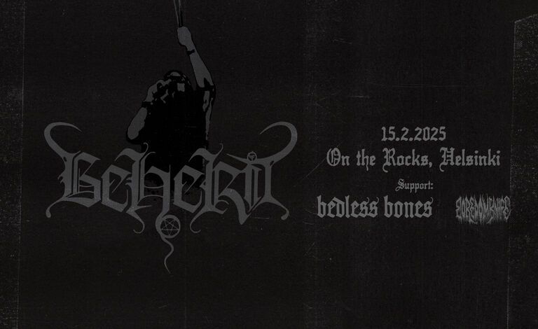 Beherit, Boredom Knife, Bedless Bones (EST) Liput