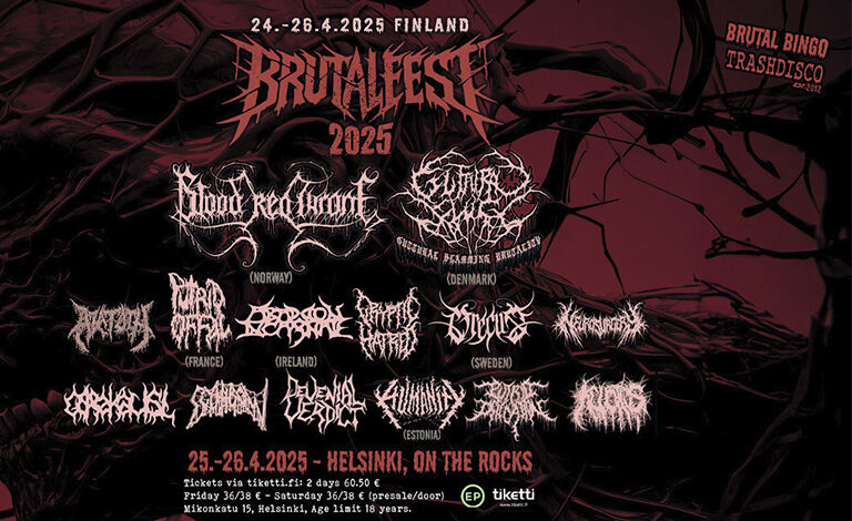 Brutalfest 2025 Liput