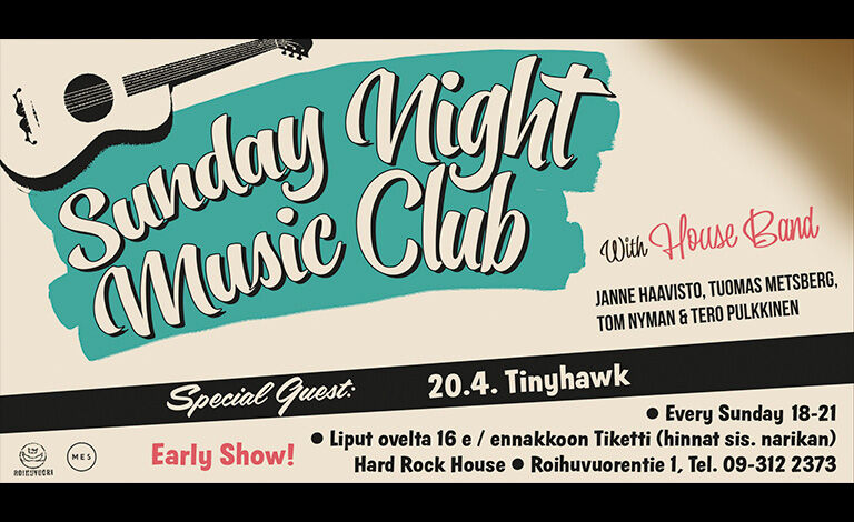 Sunday Night Music Club: Heta Halonen Liput