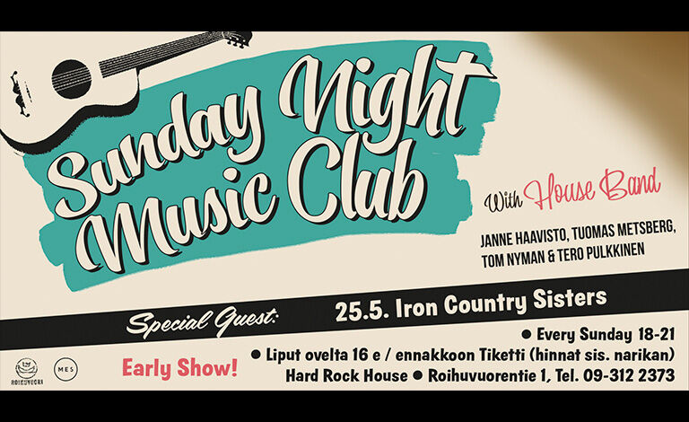 Sunday Night Music Club: Iron Country Sisters Liput