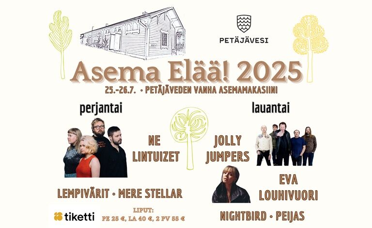 Asema Elää! 2025 Biljetter