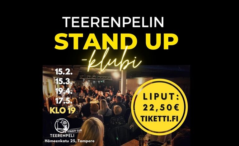 Teerenpelin stand up -klubi Biljetter