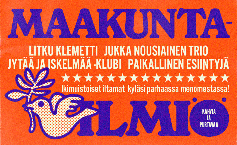 Maakuntailmiö: Litku Klemetti, Jukka Nousiainen trio, Jytää ja iskelmää, Martti Servo & Moods-duo Liput