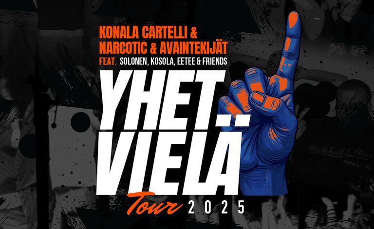YHET VIELÄ TOUR 2025: Konala Cartelli, Narcotic, Avaintekijät Liput