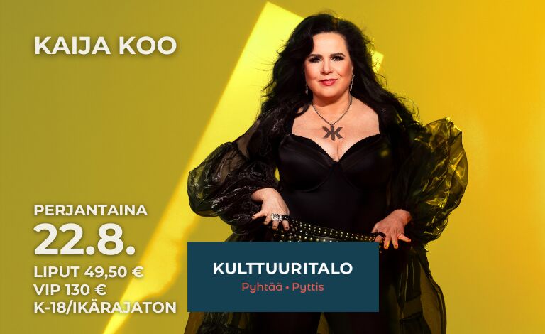 Pyhtään Kulttuuritalon pihakeikat: Kaija Koo Liput