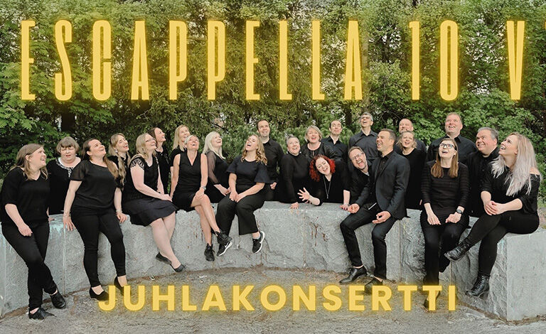 Escappella 10 v Juhlakonsertti Liput