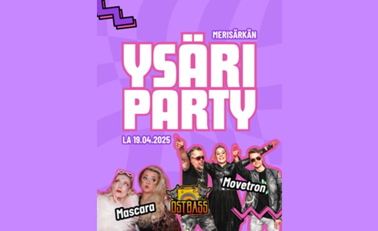 YSÄRI PARTY: Movetron, Mascara, DJ Ostbass Liput