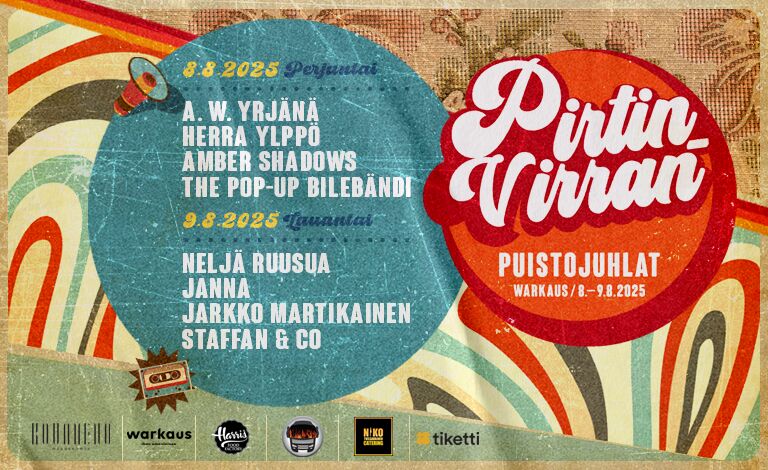 Pirtinvirran puistojuhlat Liput