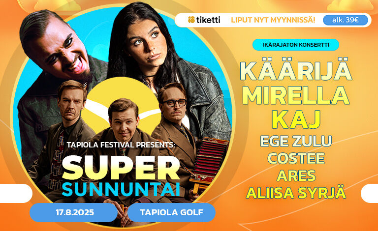 Tapiola Festivaali presents: Supersunnuntai Liput