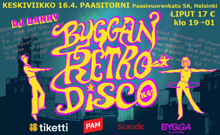 Byggan Retrodisco K-45 Liput