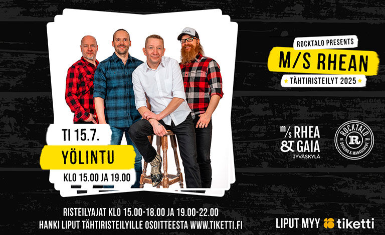 M/S Rhean Tähtiristeilyt: Yölintu (klo 15:00) Liput