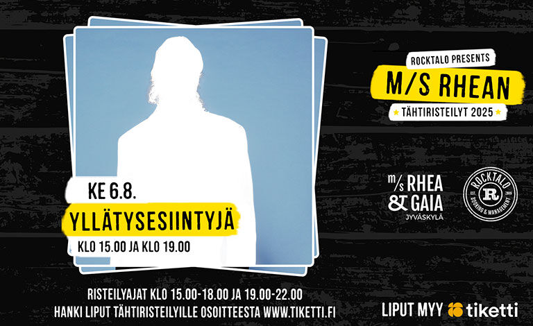 M/S Rhean Tähtiristeilyt: Yllätysesiintyjä (klo 15:00) Liput