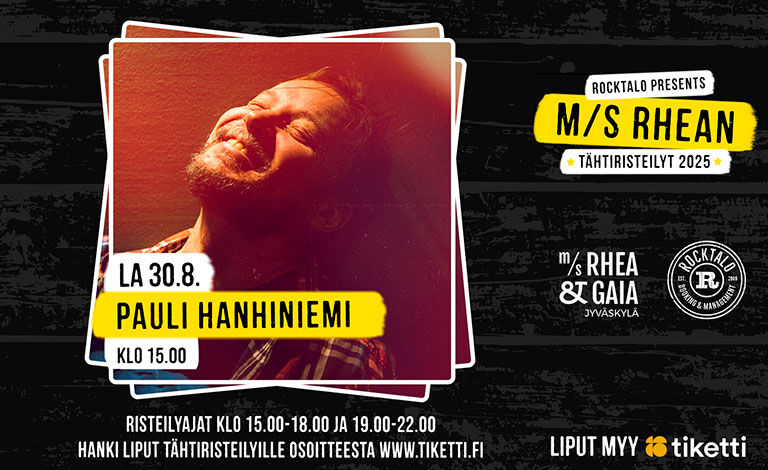 M/S Rhean Tähtiristeilyt: Pauli Hanhiniemi (klo 19:00) Liput