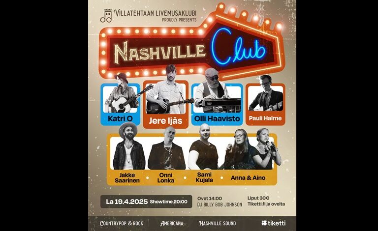 Nashville Club! Liput