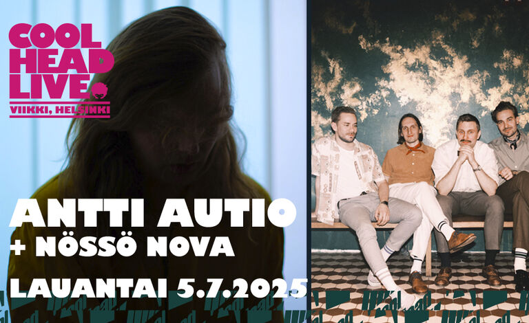 CoolHead Live: Antti Autio + Nössö Nova Liput