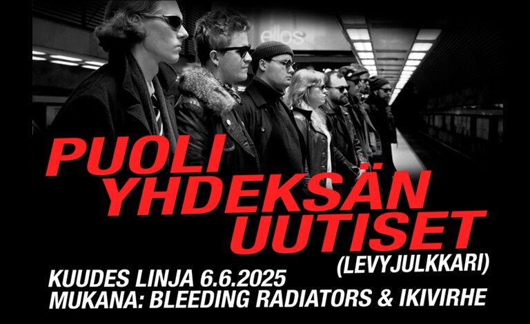 Puoli yhdeksän uutiset (Levyjulkkari), Bleeding Radiators, Ikivirhe Liput