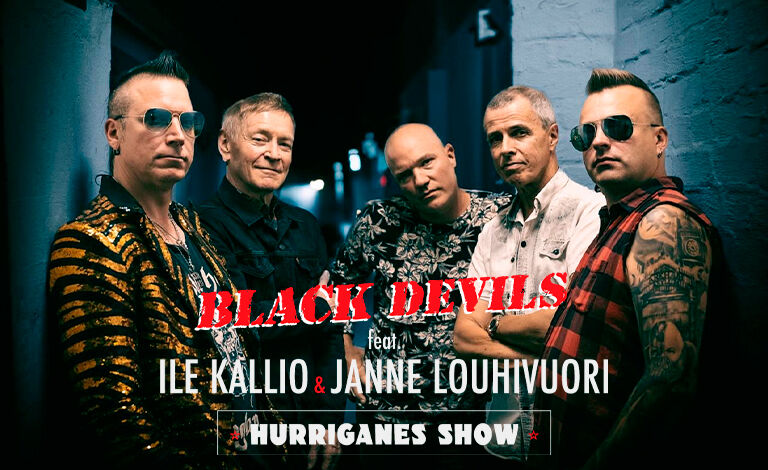 Black Devils feat. Ile Kallio & Janne Louhivuori (Hurriganes show) Liput
